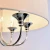 Lampa Hampton wisząca biała glamour  ABU DHABI - P06512CH-WH - Cosmo Light